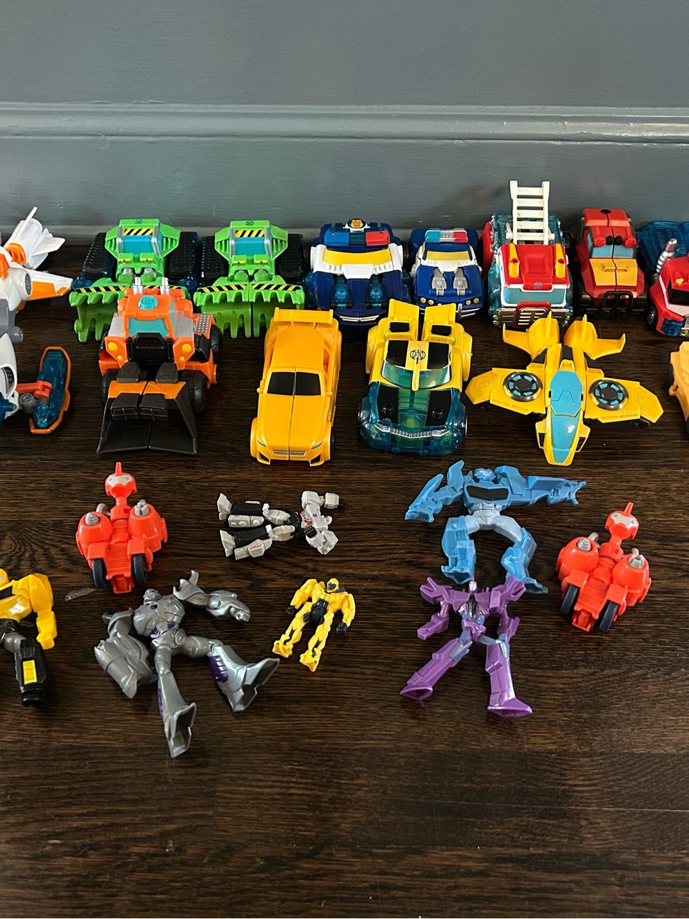 Lot of Transformers and Rescue bot toys